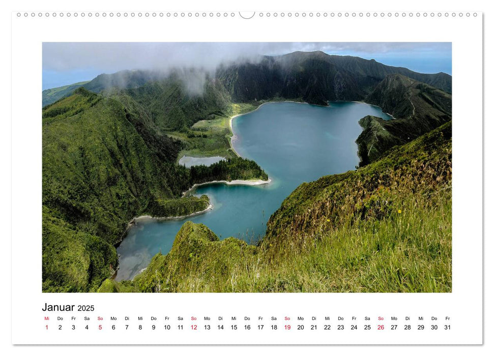 Sao Miguel - Die ganze Vielfalt der Azoren (CALVENDO Premium Wandkalender 2025)