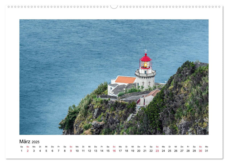 Sao Miguel - Die ganze Vielfalt der Azoren (CALVENDO Premium Wandkalender 2025)