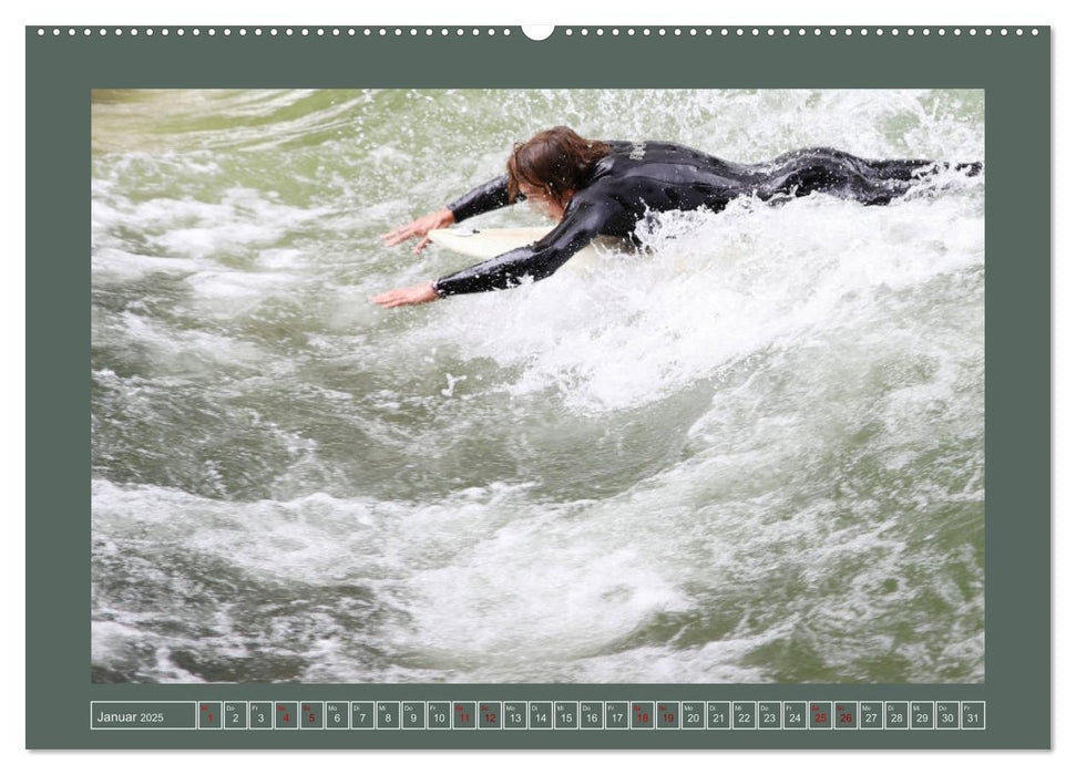 Extremsport Surfen (CALVENDO Premium Wandkalender 2025)