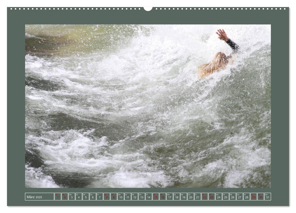 Extremsport Surfen (CALVENDO Premium Wandkalender 2025)