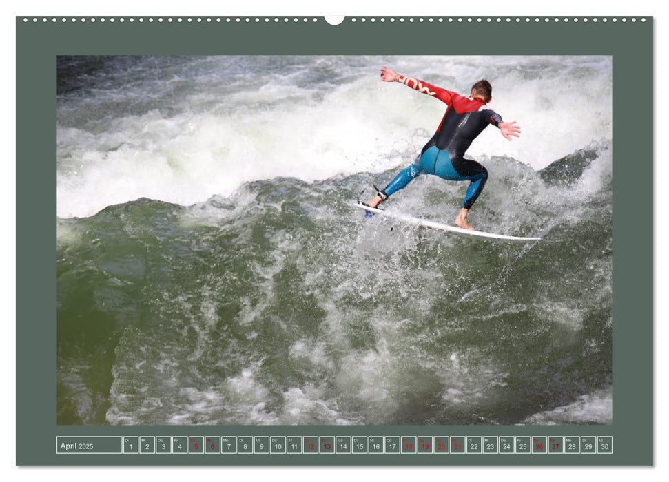 Extremsport Surfen (CALVENDO Premium Wandkalender 2025)