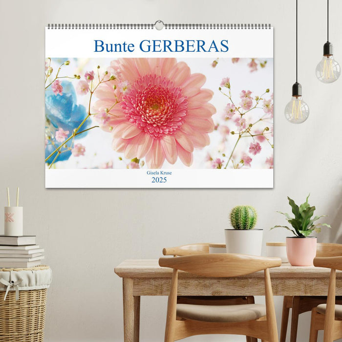 Bunte Gerberas (CALVENDO Wandkalender 2025)