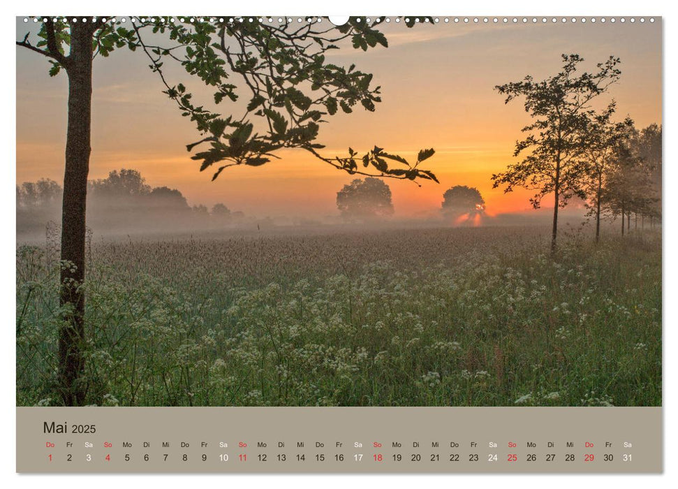 Lichtstimmungen im schönen Schleswig Holstein (CALVENDO Wandkalender 2025)