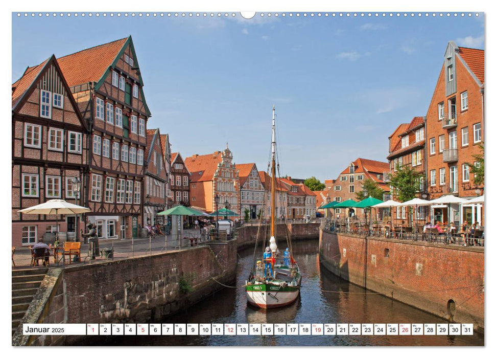 Die Nordsee zwischen Stade und Pellworm (CALVENDO Wandkalender 2025)