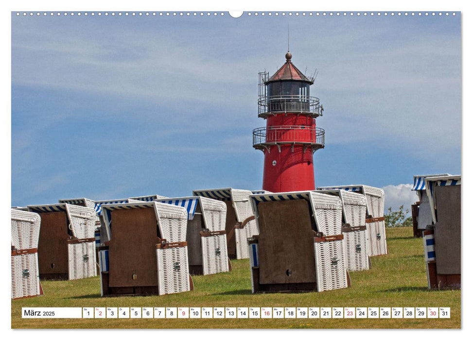 Die Nordsee zwischen Stade und Pellworm (CALVENDO Wandkalender 2025)