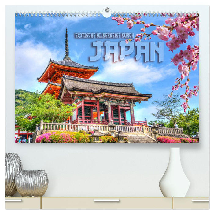 Exotische Bilderreise durch Japan (CALVENDO Premium Wandkalender 2025)