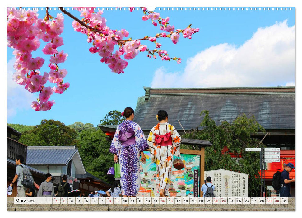 Exotische Bilderreise durch Japan (CALVENDO Premium Wandkalender 2025)