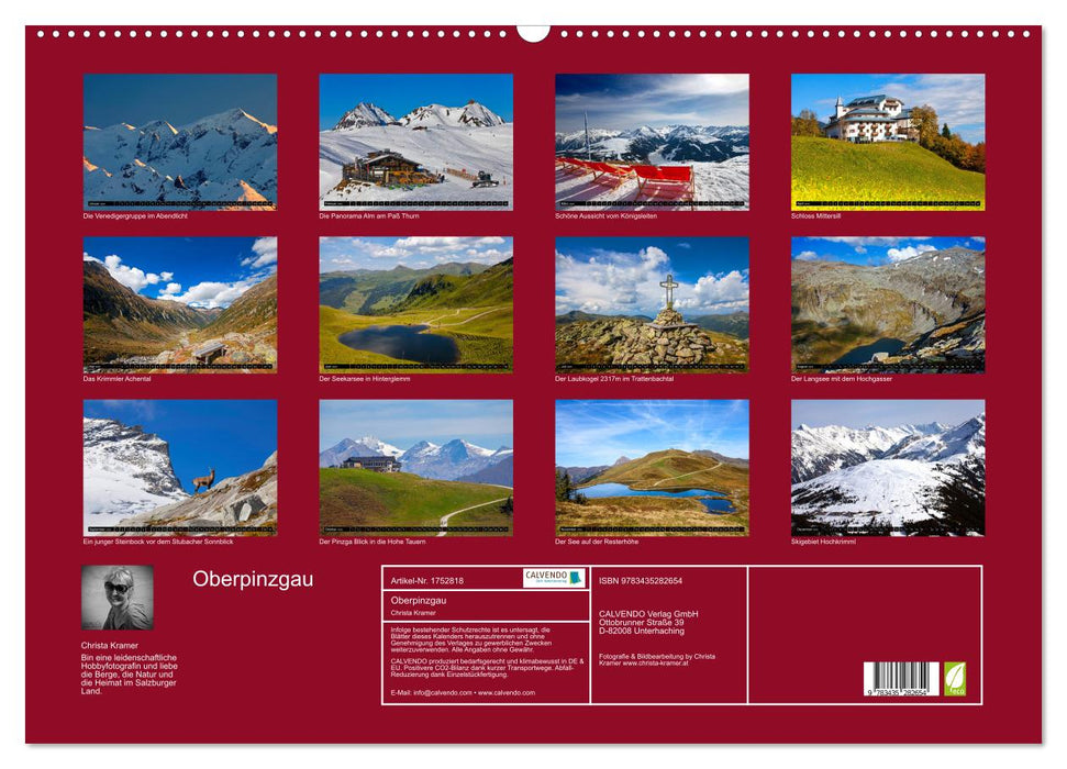 Oberpinzgau (CALVENDO Wandkalender 2025)