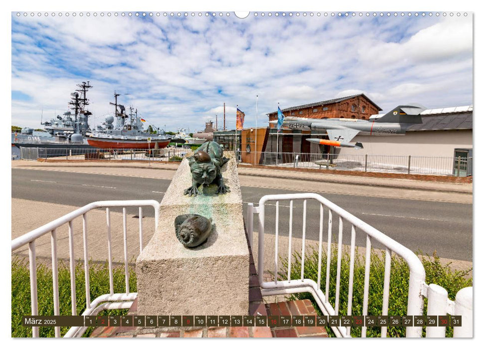 Wilhelmshaven, maritime Bilderreise (CALVENDO Wandkalender 2025)