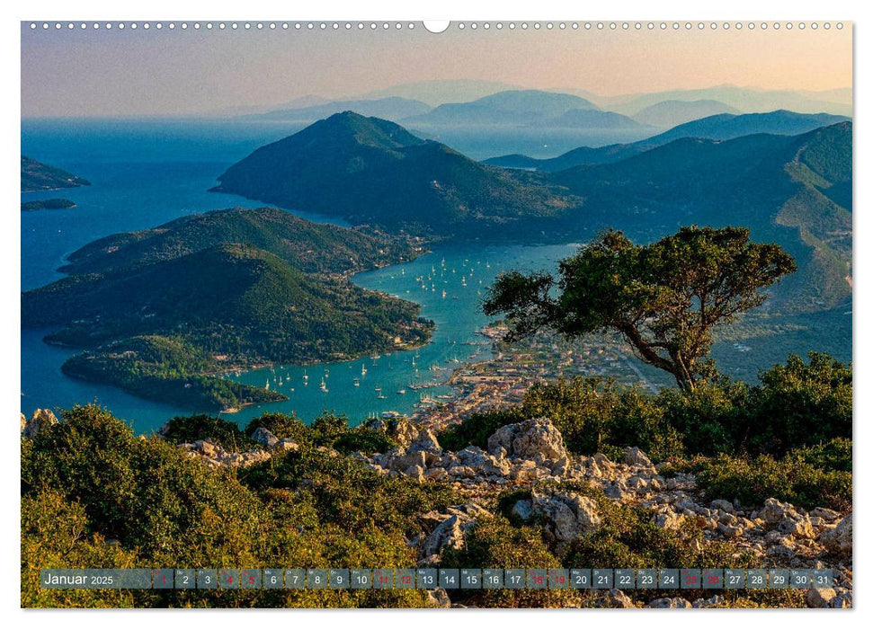 Lefkada - die weiße Perle im Ionischen Meer (CALVENDO Wandkalender 2025)