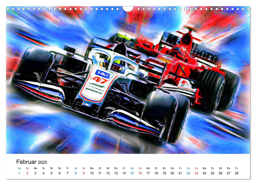 Sportscars & Modern Arts (CALVENDO Wandkalender 2025)