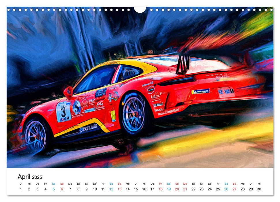 Sportscars & Modern Arts (CALVENDO Wandkalender 2025)