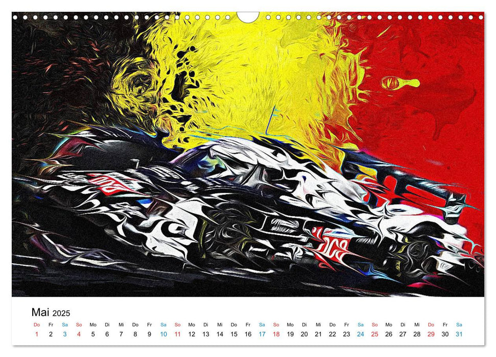 Sportscars & Modern Arts (CALVENDO Wandkalender 2025)