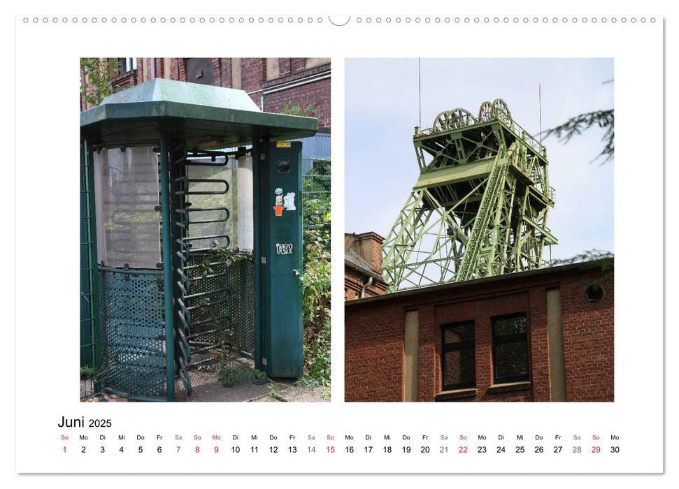 Bergwerk West Kamp-Lintfort (CALVENDO Premium Wandkalender 2025)