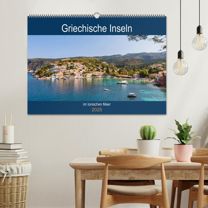 Griechische Inseln im Ionischen Meer (CALVENDO Wandkalender 2025)