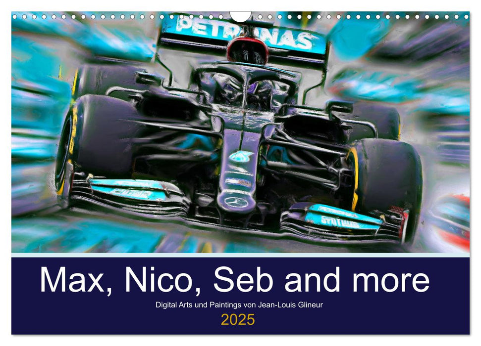 Max, Nico, Seb and more (CALVENDO Wandkalender 2025)