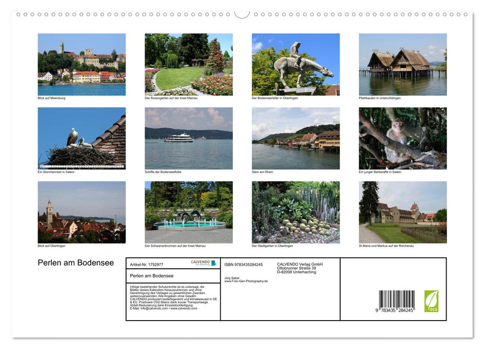 Perlen am Bodensee (CALVENDO Premium Wandkalender 2025)