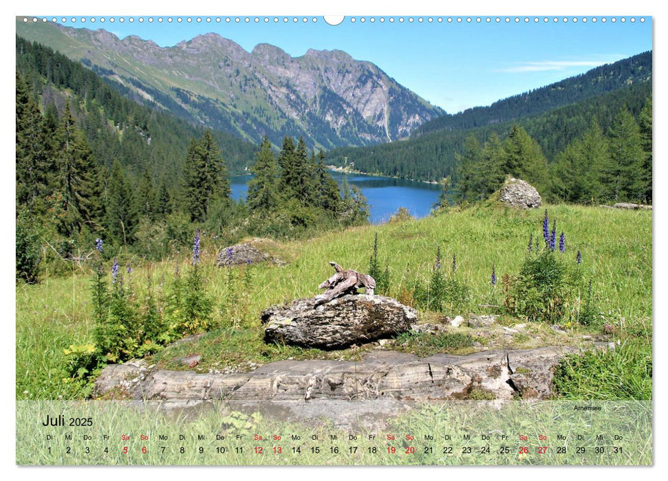 Saanenland. Ein Kalender aus dem Berner Oberland (CALVENDO Premium Wandkalender 2025)