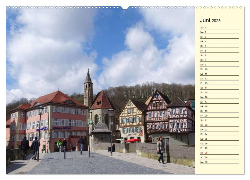 Schwäbisch Hall erleben (CALVENDO Wandkalender 2025)