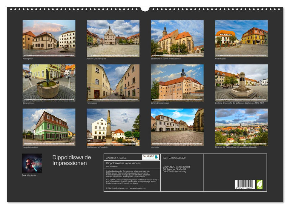 Dippoldiswalde Impressionen (CALVENDO Wandkalender 2025)