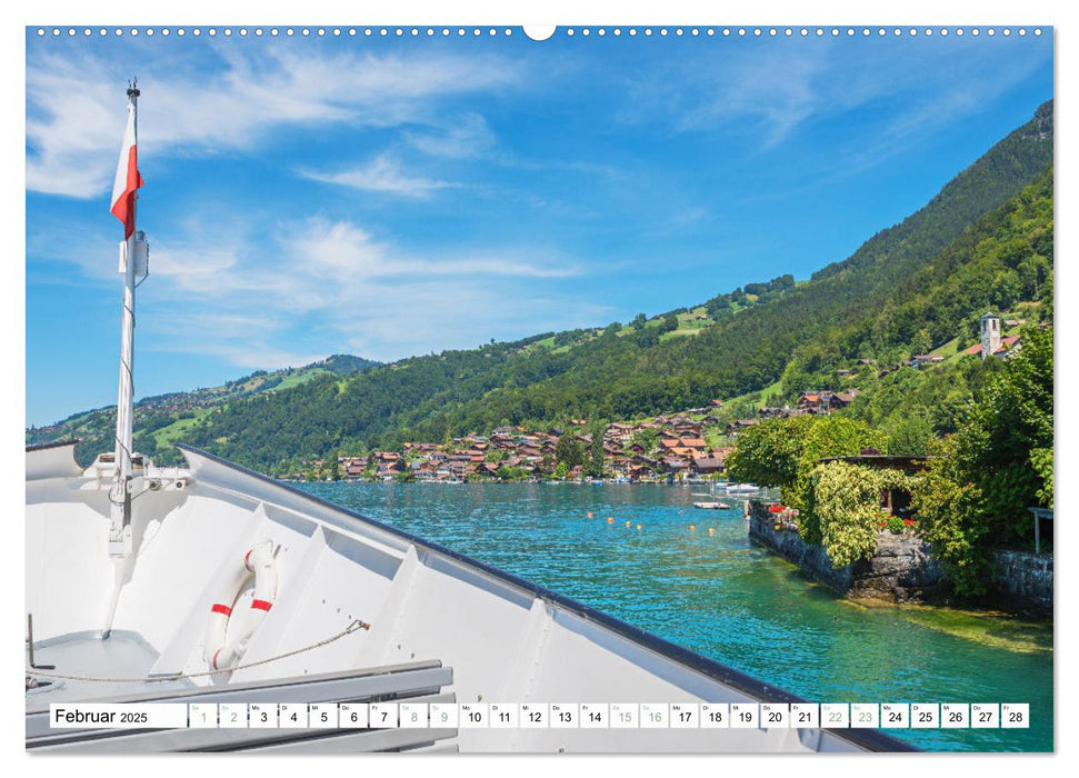 Faszination Berner Oberland 2025 - Thuner- und Brienzersee (CALVENDO Premium Wandkalender 2025)