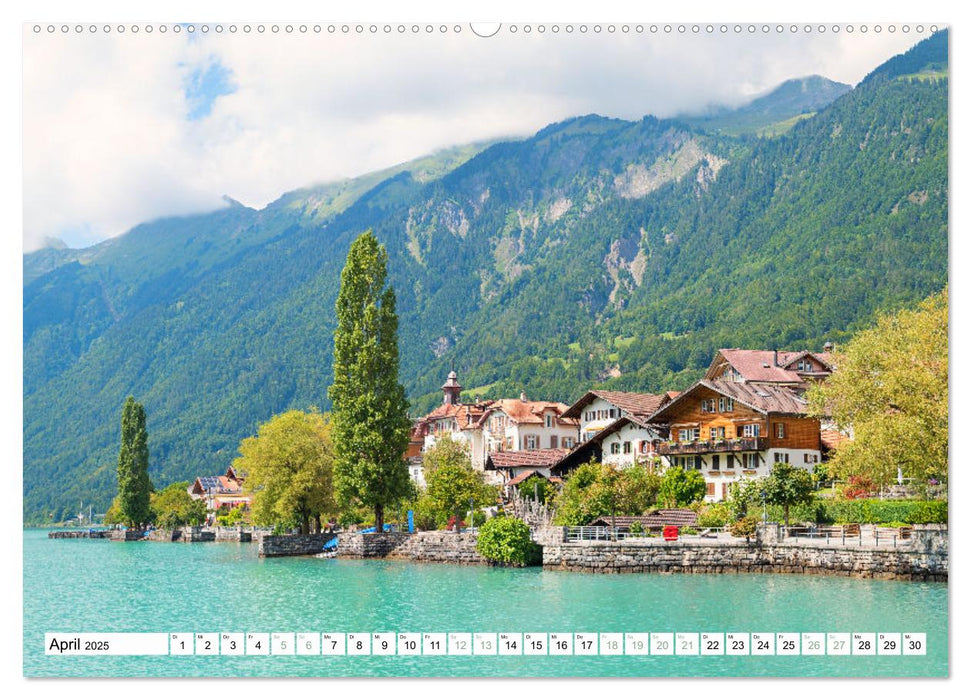 Faszination Berner Oberland 2025 - Thuner- und Brienzersee (CALVENDO Premium Wandkalender 2025)