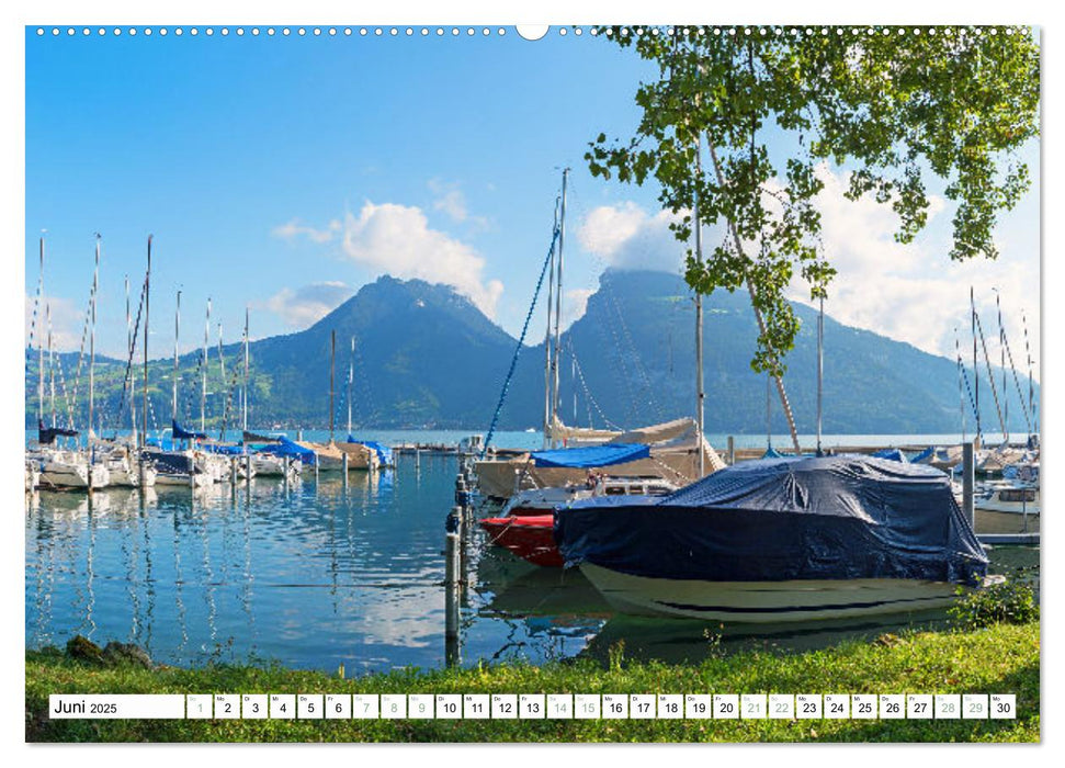 Faszination Berner Oberland 2025 - Thuner- und Brienzersee (CALVENDO Premium Wandkalender 2025)