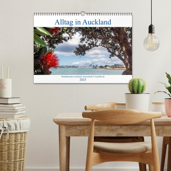 Wandkalender Auckland 2025 DIN A4 Quer (CALVENDO Wandkalender 2025)