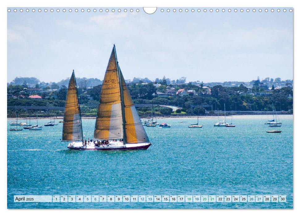 Wandkalender Auckland 2025 DIN A4 Quer (CALVENDO Wandkalender 2025)