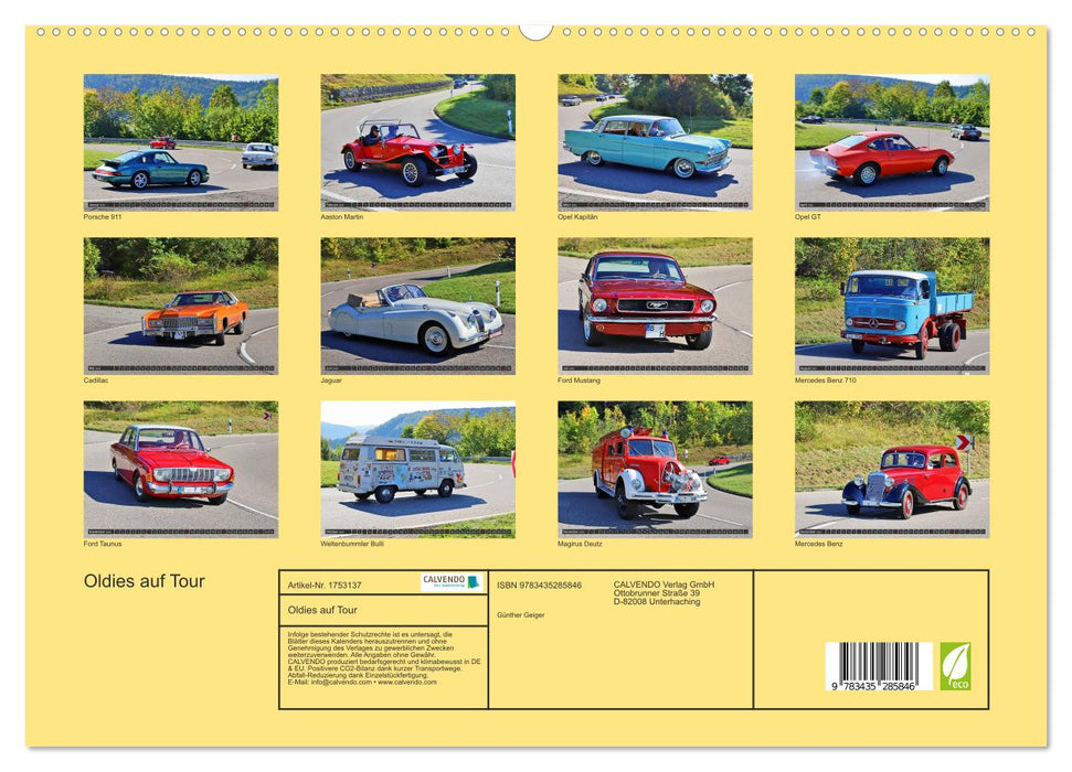 Oldies auf Tour (CALVENDO Premium Wandkalender 2025)