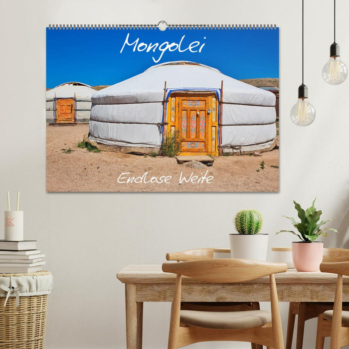 Mongolei Endlose Weite (CALVENDO Wandkalender 2025)