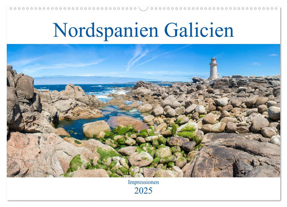 Nordspanien Galicien (CALVENDO Wandkalender 2025)