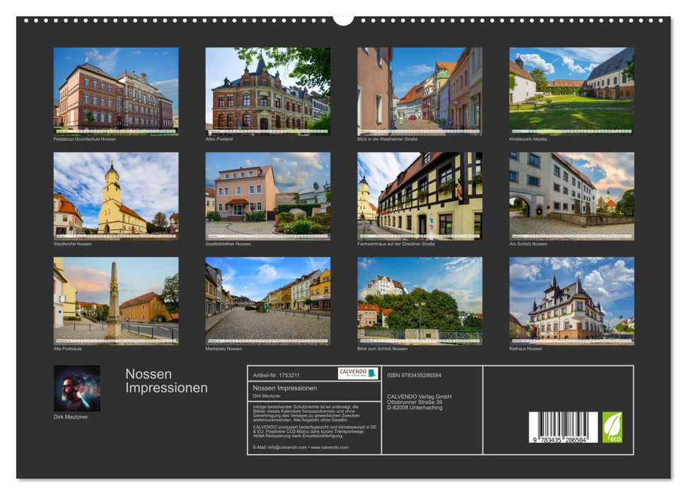 Nossen Impressionen (CALVENDO Premium Wandkalender 2025)