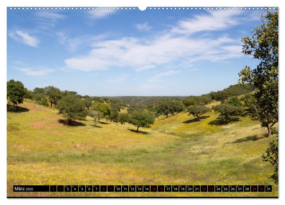 Portugal Buntes Hinterland und farbige Küsten (CALVENDO Wandkalender 2025)