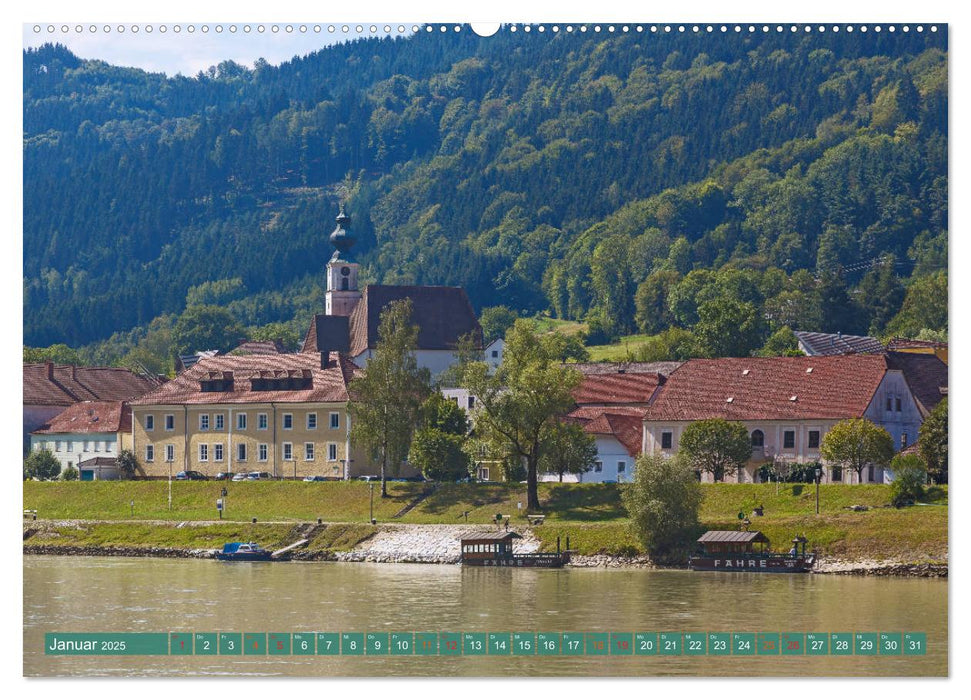 Donauufer im Mühlviertel (CALVENDO Premium Wandkalender 2025)