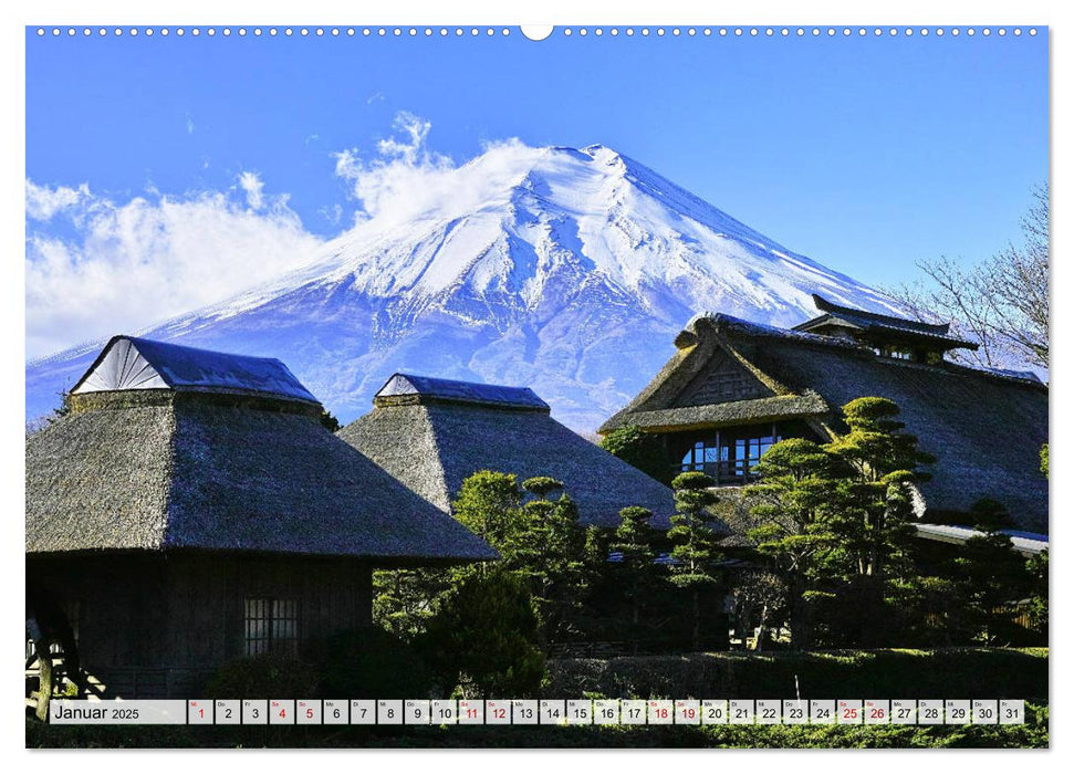 Exotische Bilderreise durch Japan (CALVENDO Wandkalender 2025)