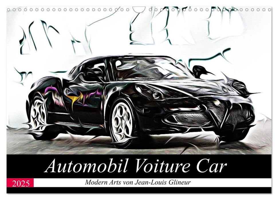 Automobil Voiture Car (CALVENDO Wandkalender 2025)