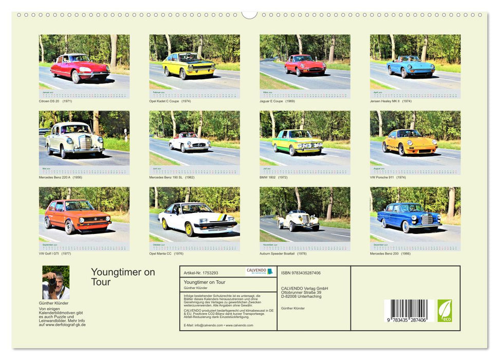 Youngtimer on Tour (CALVENDO Premium Wandkalender 2025)