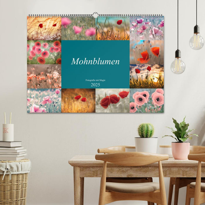 Mohnblumen - Fotografie mit Magie (CALVENDO Wandkalender 2025)