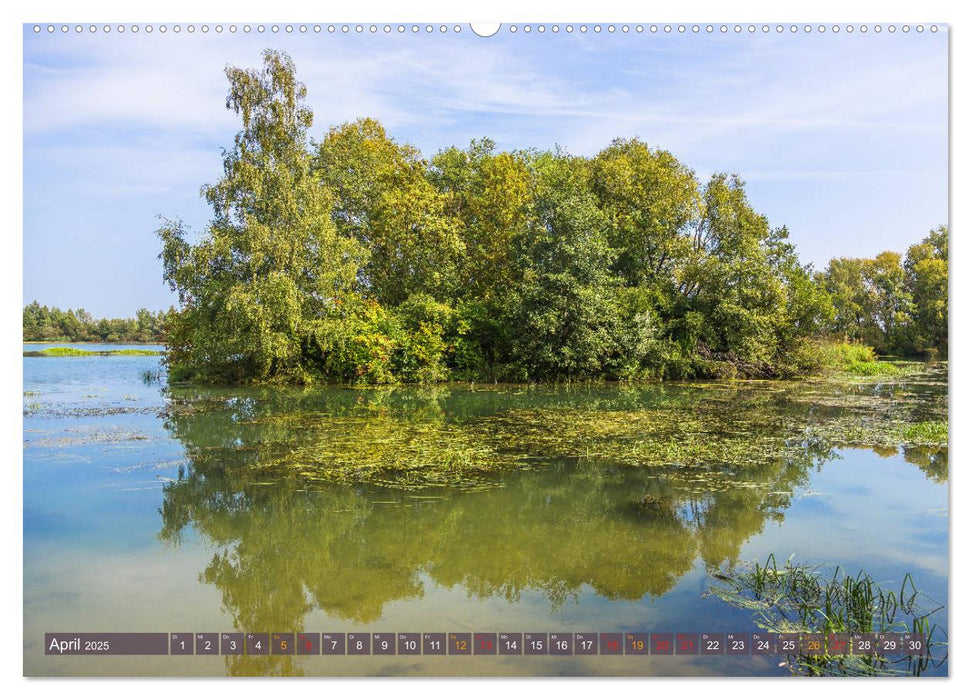 An den Ufern der Unteren Isar (CALVENDO Wandkalender 2025)