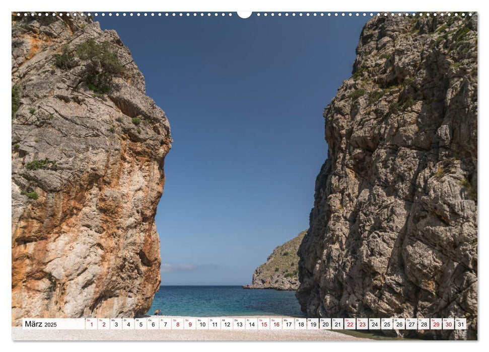 Traumstrände auf Mallorca (CALVENDO Wandkalender 2025)