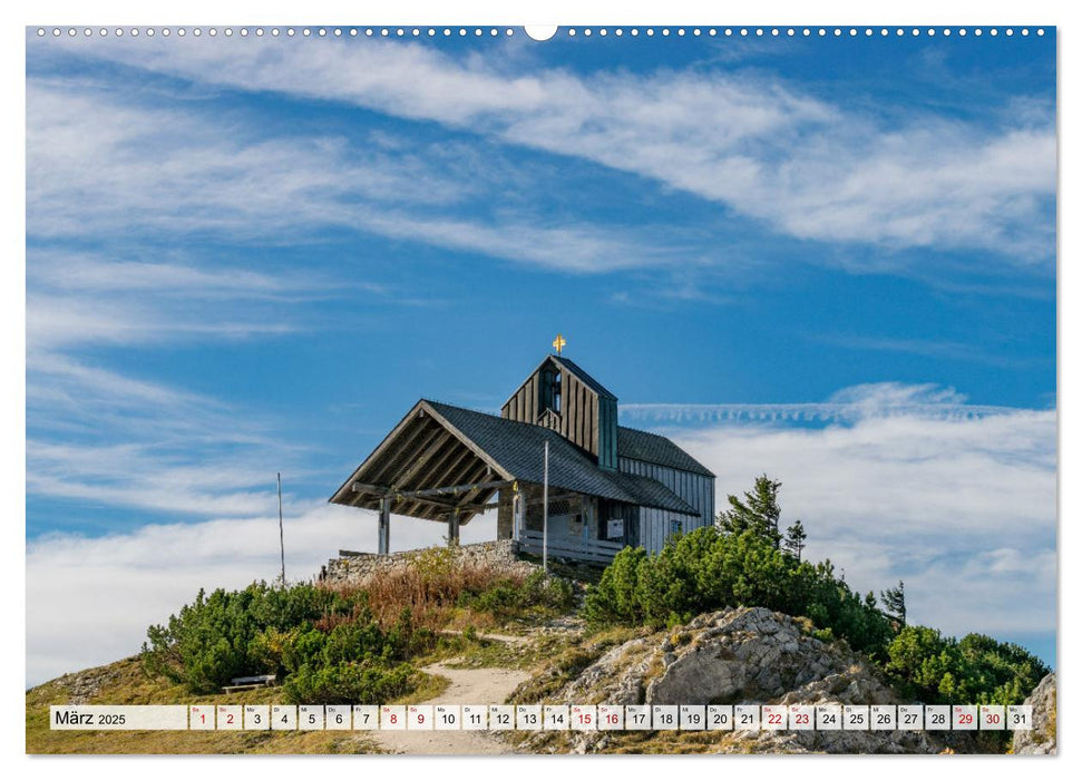 Wanderparadies Bayerische Alpen (CALVENDO Premium Wandkalender 2025)