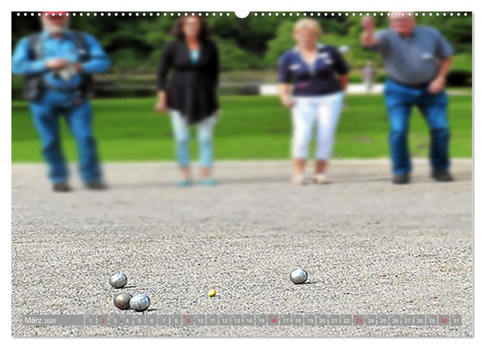 Boule. Konzentration - Sport - Entspannung (CALVENDO Premium Wandkalender 2025)