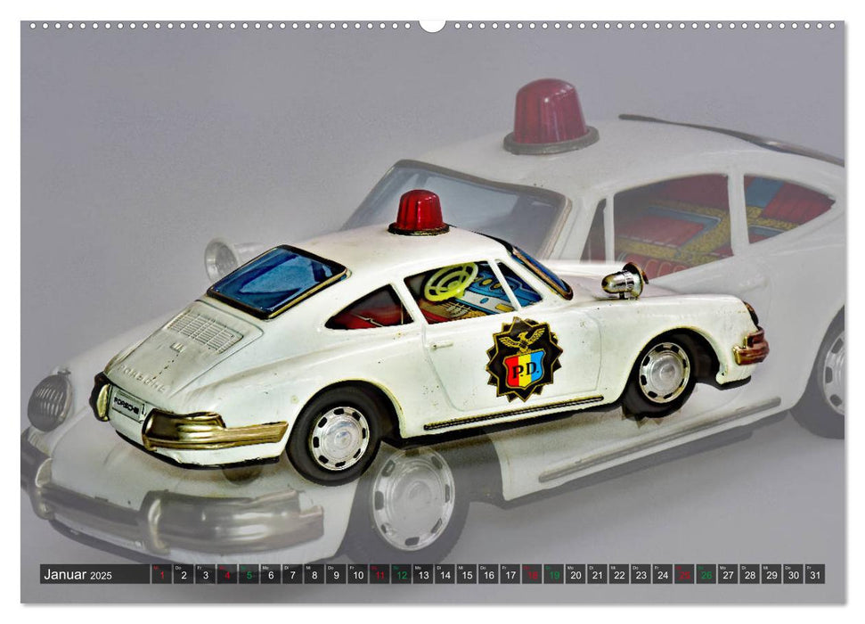 PORSCHEMINIATUREN (CALVENDO Premium Wandkalender 2025)