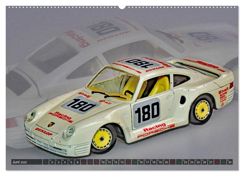 PORSCHEMINIATUREN (CALVENDO Premium Wandkalender 2025)