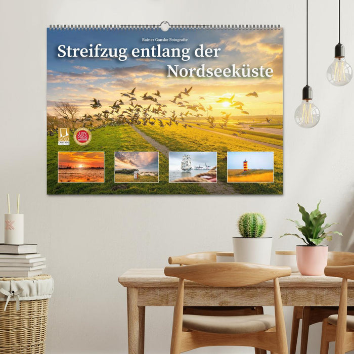 Streifzug entlang der Nordseeküste (CALVENDO Wandkalender 2025)