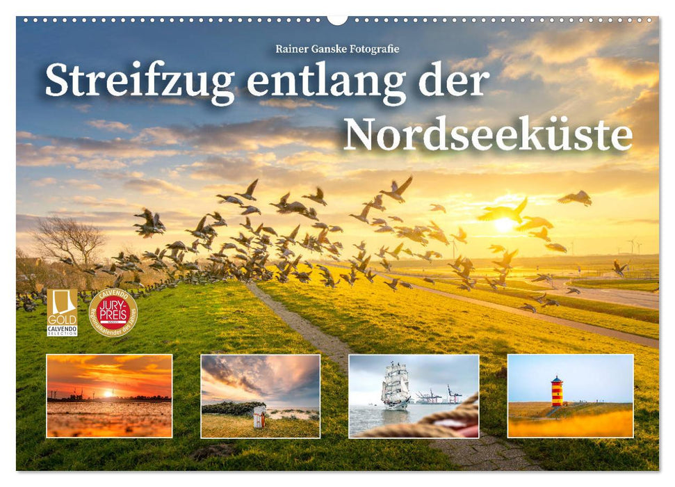 Streifzug entlang der Nordseeküste (CALVENDO Wandkalender 2025)