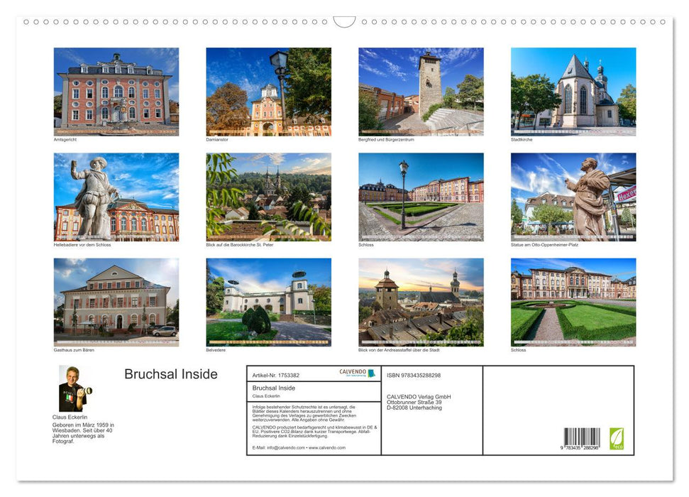 Bruchsal Inside (CALVENDO Wandkalender 2025)