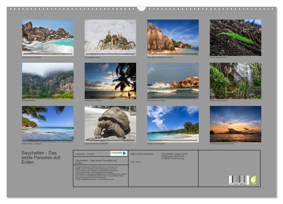 Seychellen - Das letzte Paradies auf Erden (CALVENDO Wandkalender 2025)