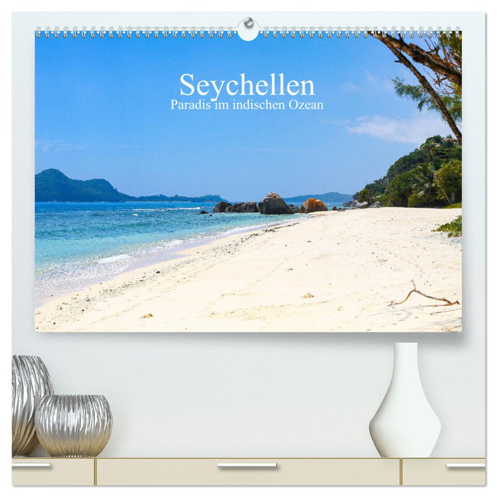 Seychellen - Paradis im indischen Ozean (CALVENDO Premium Wandkalender 2025)